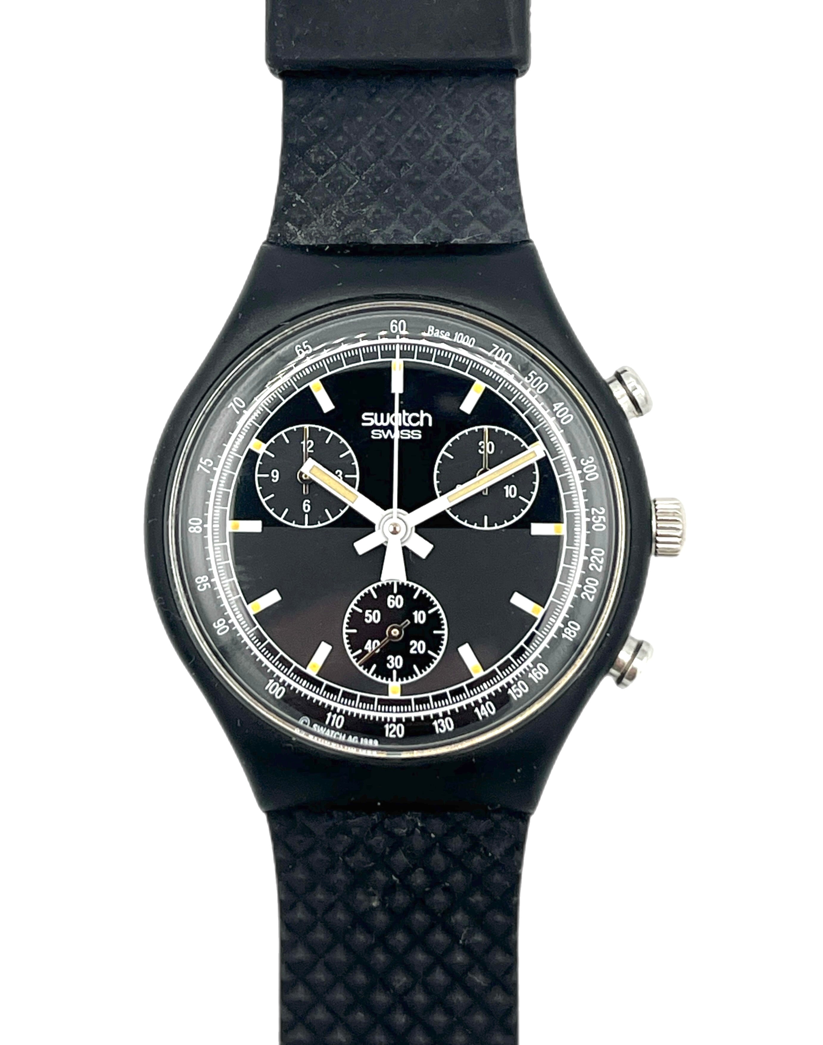 swatch Black Friday ブラックフライデー/ビンテージ Swatch Chrono BLACK FRIDAY Bi-Color SCB100V (1991) - new in box