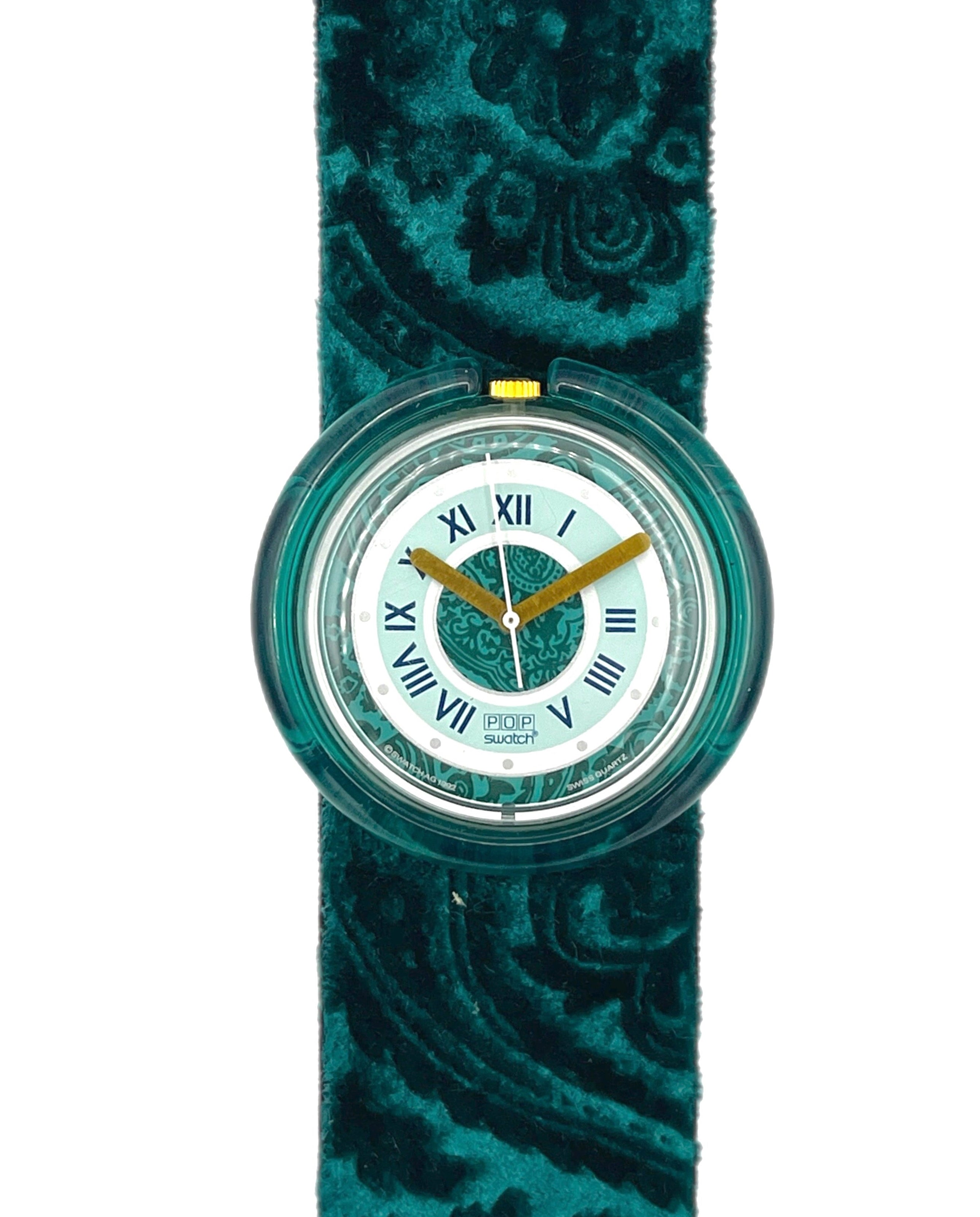 Vintage Swatch Midi Pop GREEN QUEEN PMK103 (1993) - new in box