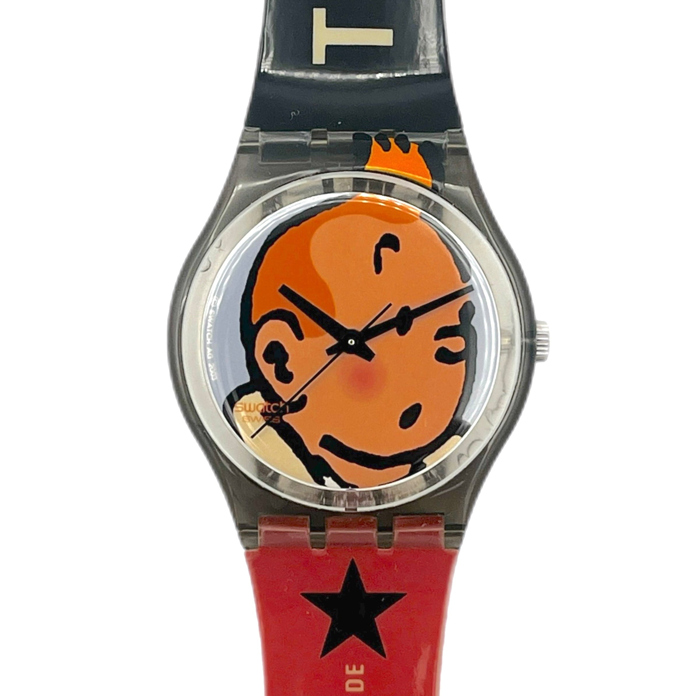 Swatch TINTINタンタン腕時計 Swatch Gent Les Aventures de TINTIN GM165 (2004) - new in box