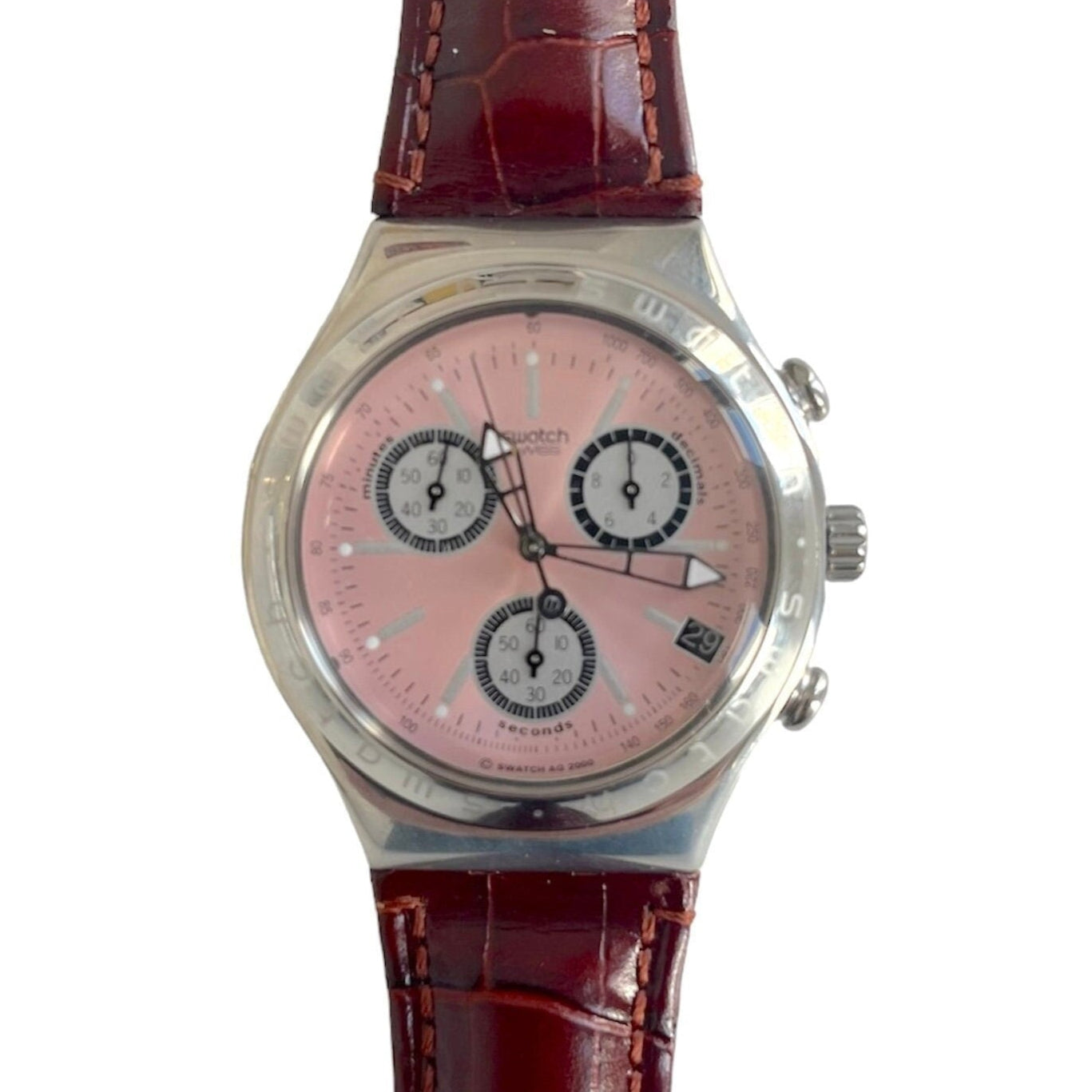 Swatch Irony Chrono WHEELING ROSE YCS419P (2000)