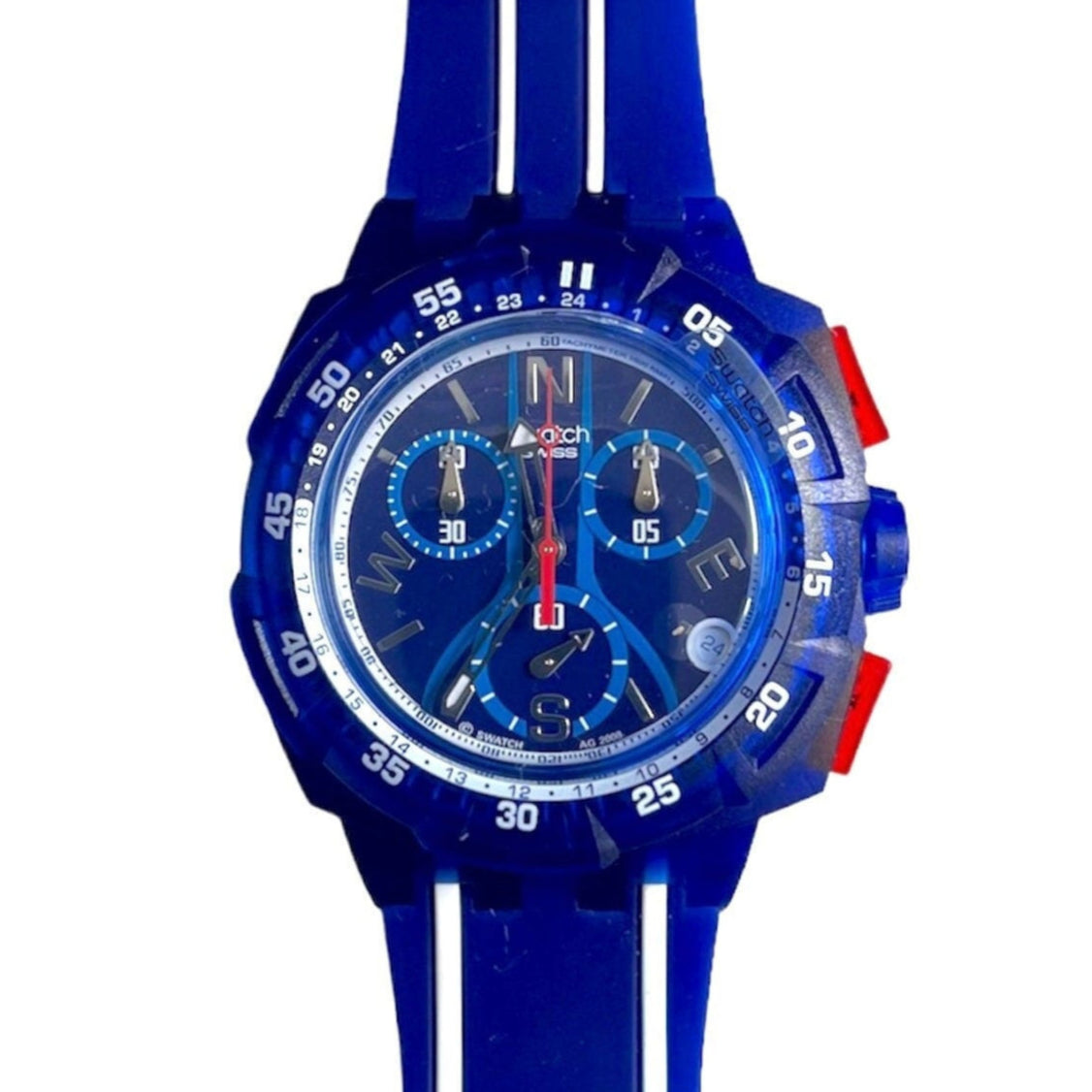 SWATCH (スウォッチ) 【 NEW IRONY CHRONO 】2018 Swatch New Chrono WIND BLOCKER SUIS400 (2009)