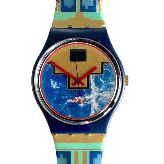 Swatch Gent BLUE FLAMINGO GN114 (1991)