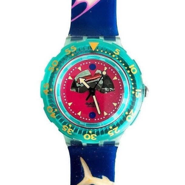 Swatch Scuba 200 HAPPY FISH SDN101 (1991) display picture 3