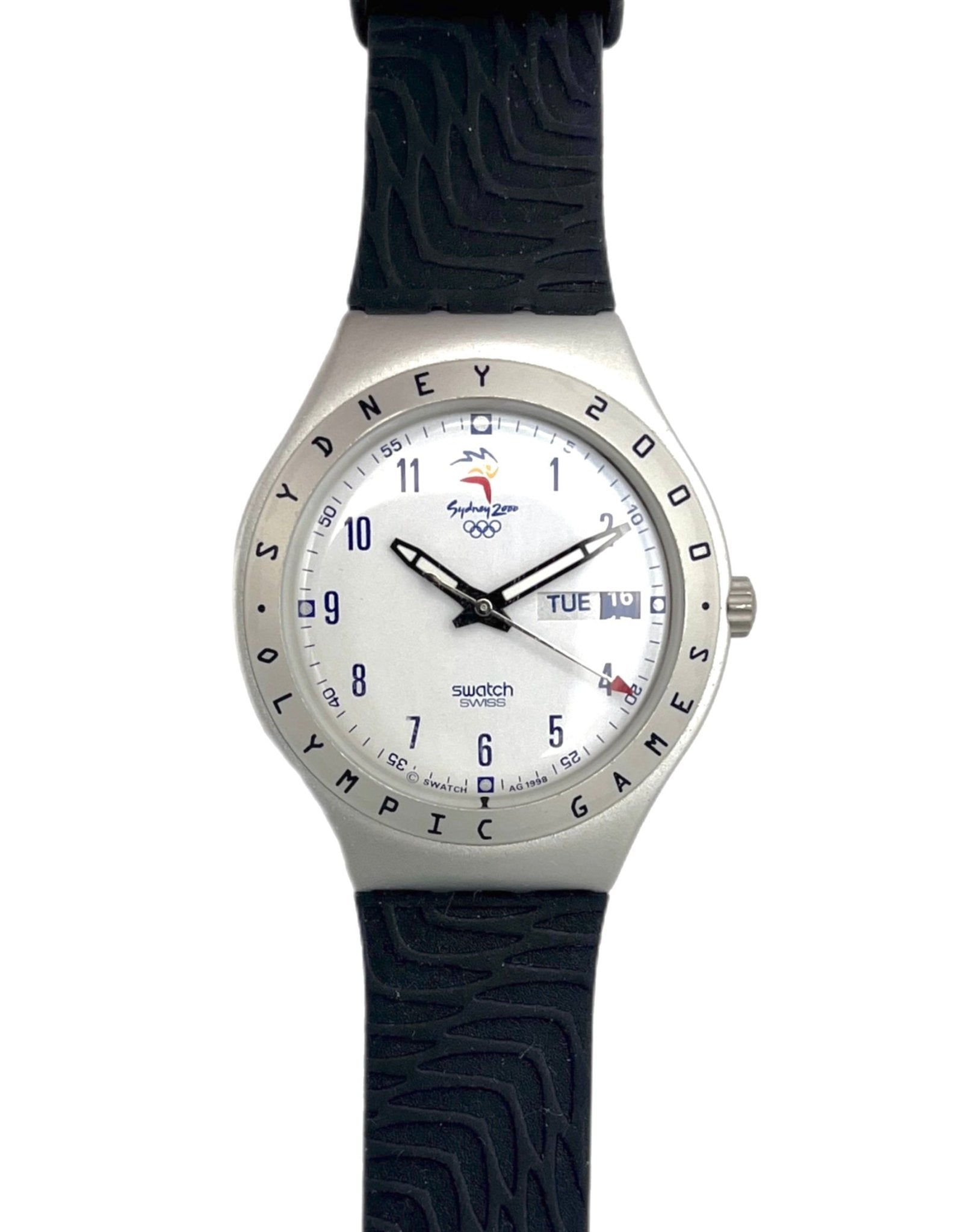 Swatch Irony Big BACKFIRE YGS7004 (1999) - Sydney Olympics - new