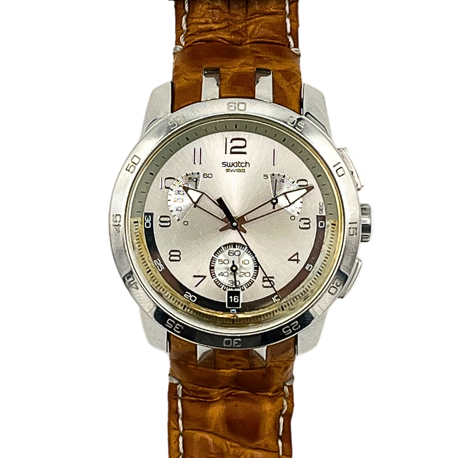 Swatch Irony Retrograde Chrono SAND STRUCTURE YRS401 (2007)