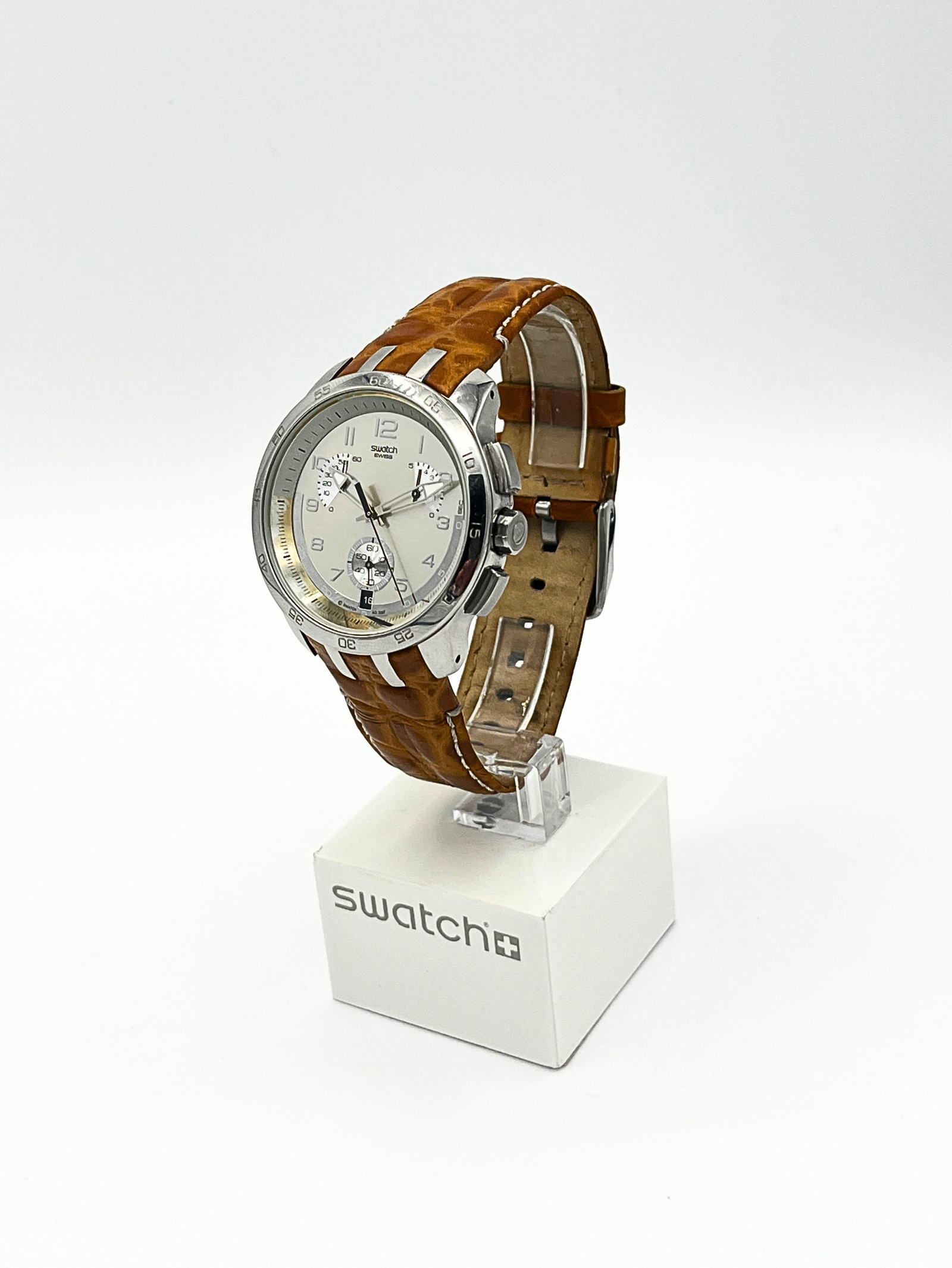 Swatch Irony Retrograde Chrono SAND STRUCTURE YRS401 (2007)
