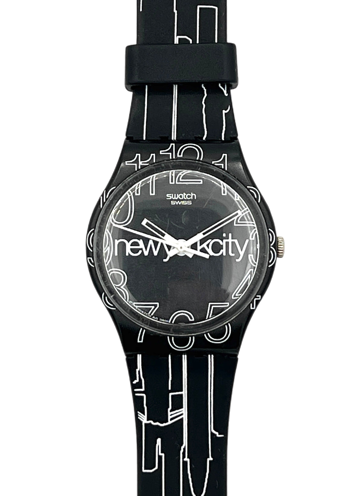 Swatch Gent LINES IN THE SKY - New York City GZ209 (2009)