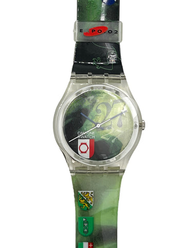 Swatch Gent 27 MO CANTONE Verte GZ173 (2002)