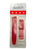 Swatch 17mm Automatic RED AHEAD ASAK101 Replacement Band (1992)