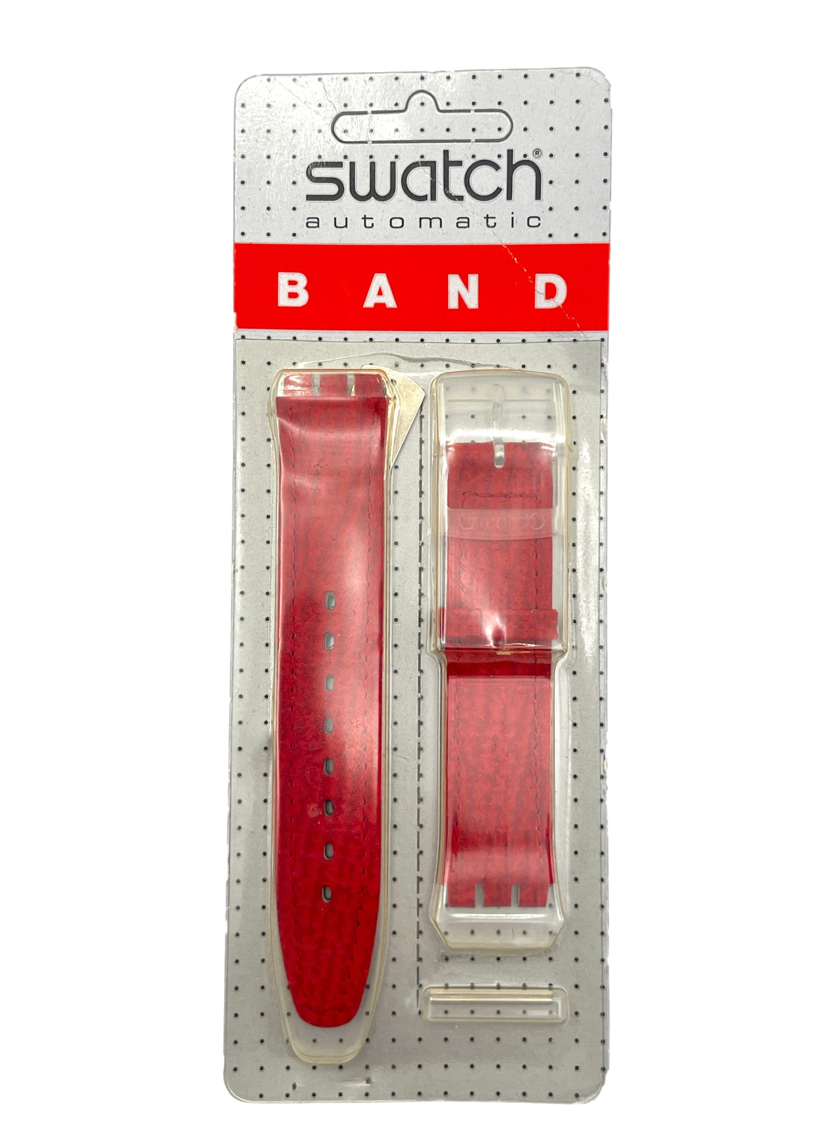 Swatch 17mm Automatic RED AHEAD ASAK101 Replacement Band (1992)