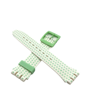 Swatch 19mm Replacement Band New Gent MINT LOVE ASUOG108 (2015)
