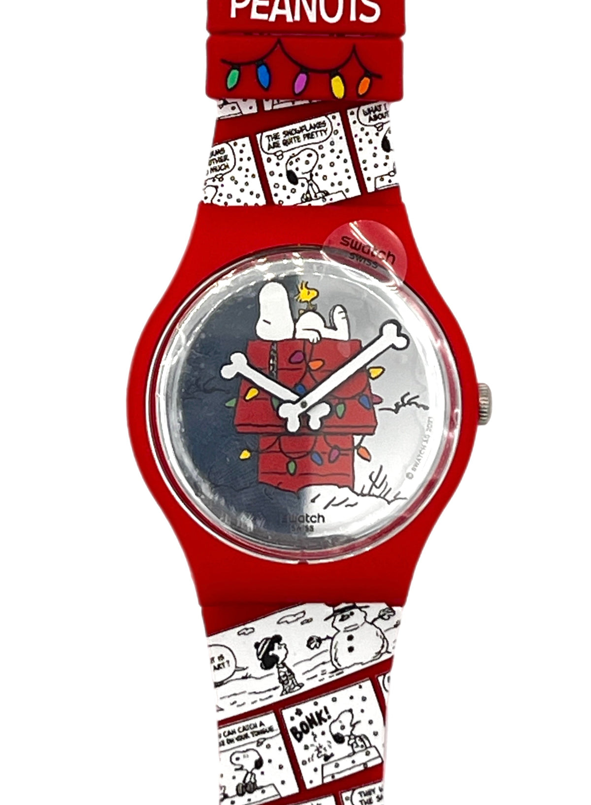 Swatch x Peanuts SO29Z109 CHOMP! - X-Mas Special 2021