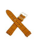 Swatch 17mm Light Brown Leather Replacement Band
