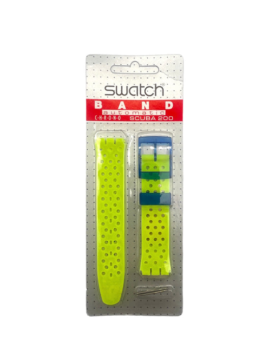 Swatch 17mm Scuba BORA BORA ASDN400 Replacement Band (1990)