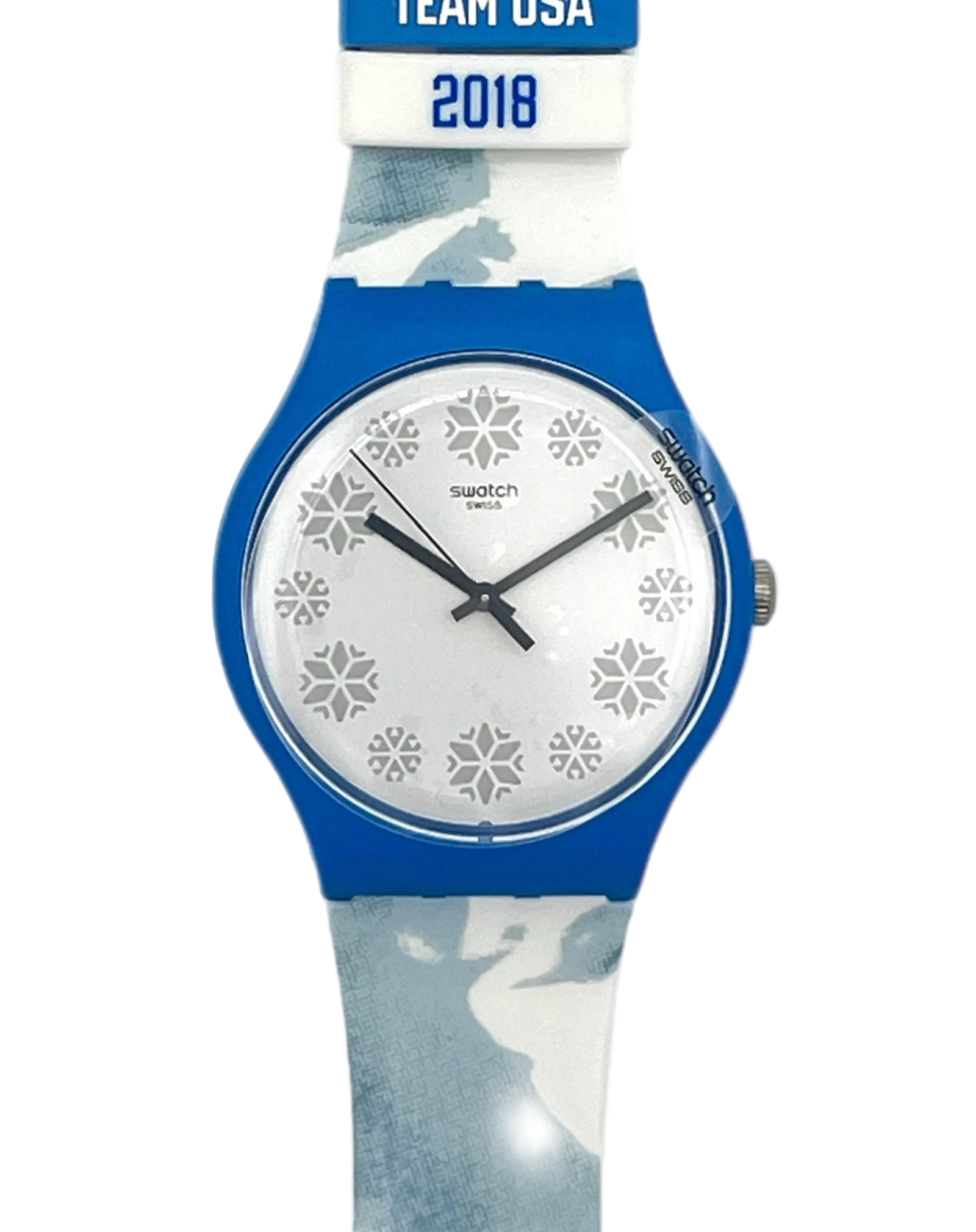 Swatch New Gent DREAM OF SNOW US Olympic Team SUOZ275 (2018)