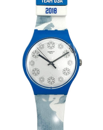 Swatch New Gent DREAM OF SNOW US Olympic Team SUOZ275 (2018)