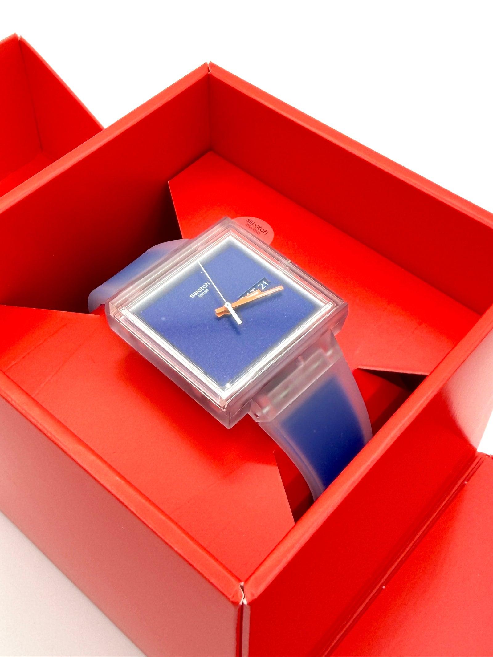 Swatch WHAT IF ... SEE THRU BLUE SO38K701 (2026)