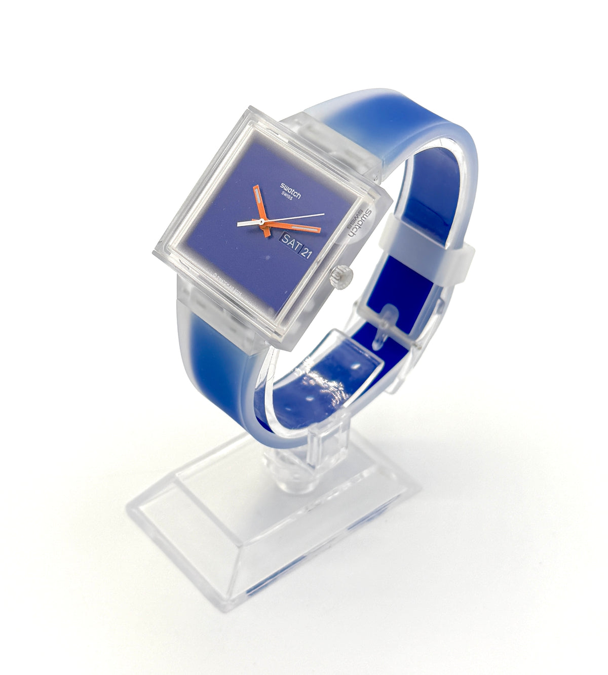 Swatch WHAT IF ... SEE THRU BLUE SO38K701 (2026)