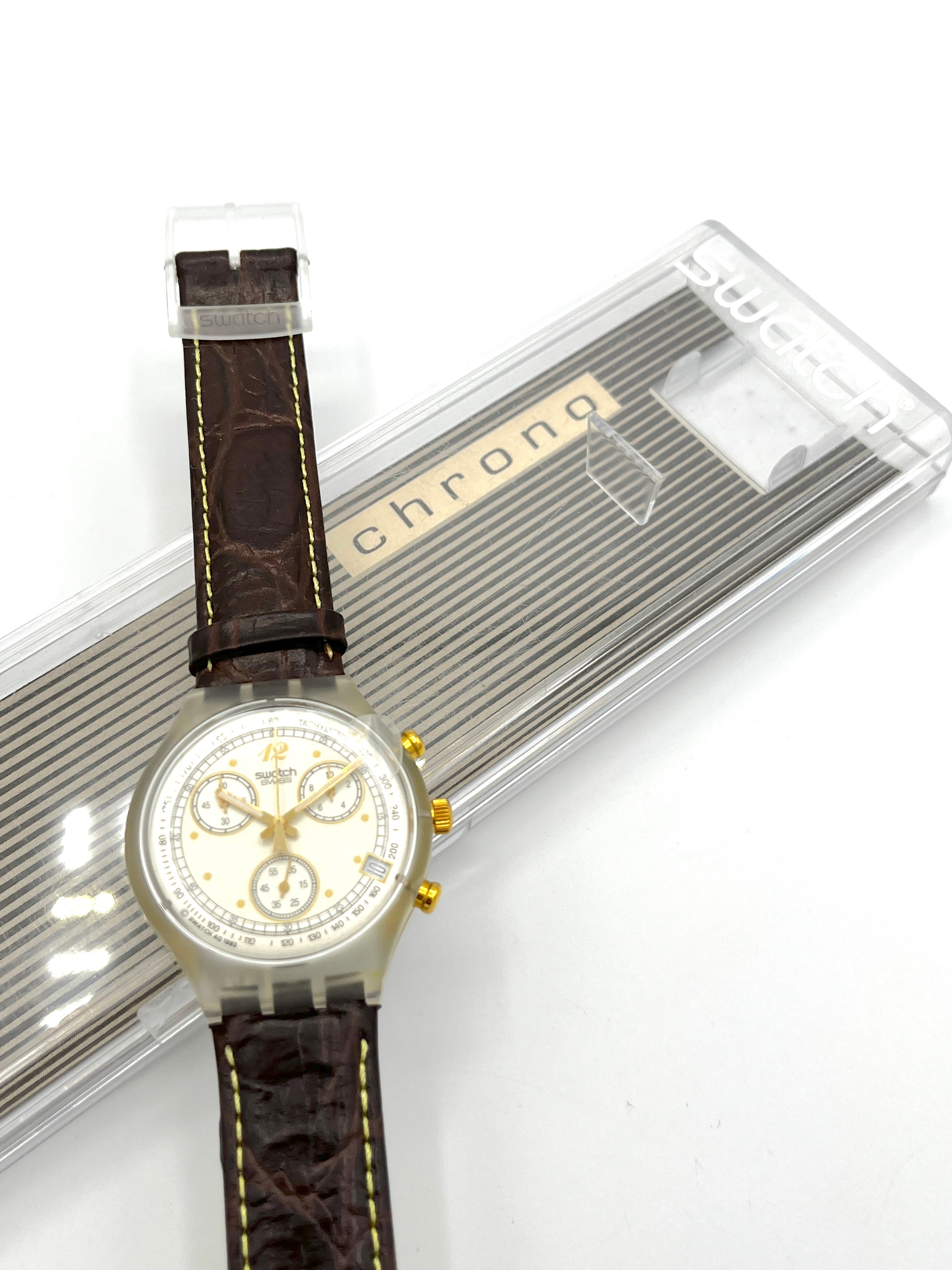 Vintage Swatch Chrono CROCCANTE SCK401 (1994) - new in box