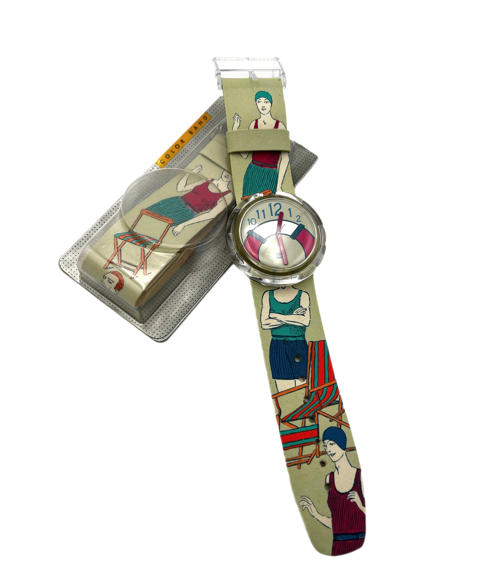 Replacement Band For Pop Swatch THE LIFE SAVER APWK180