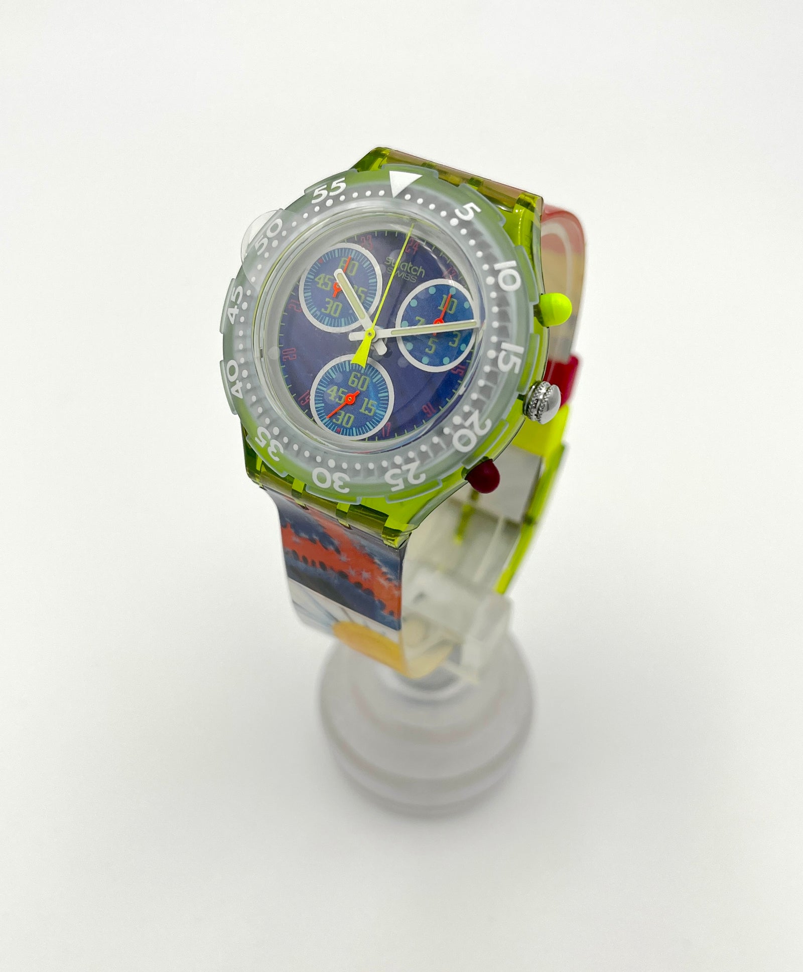 Swatch Midi Aqua Chrono SUN GARDEN SEG100 (1996)