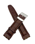 19mm Brown Leather Replacement Band for Swatch