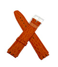 Swatch 17mm Orange Leather Replacement Strap