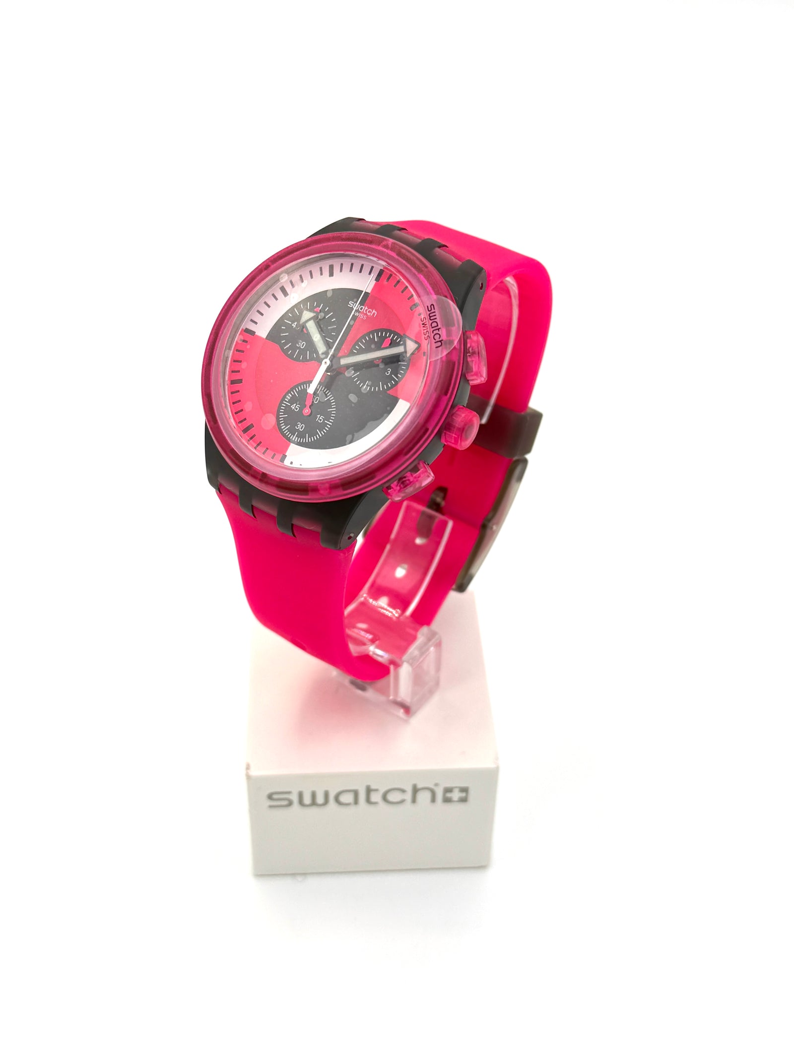 Swatch Chrono Plastic FUCHSIA LINES SUSB110 (2026)