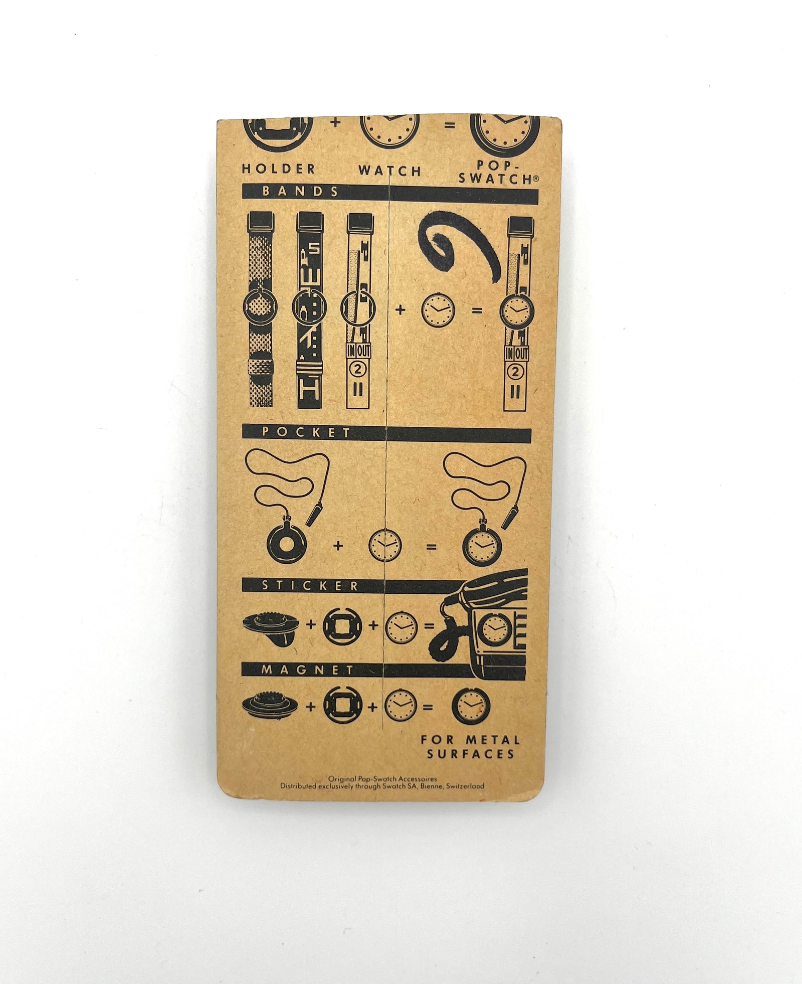 Pop Swatch Replacement Band For COUNTDOWN APWJ102 (1991)