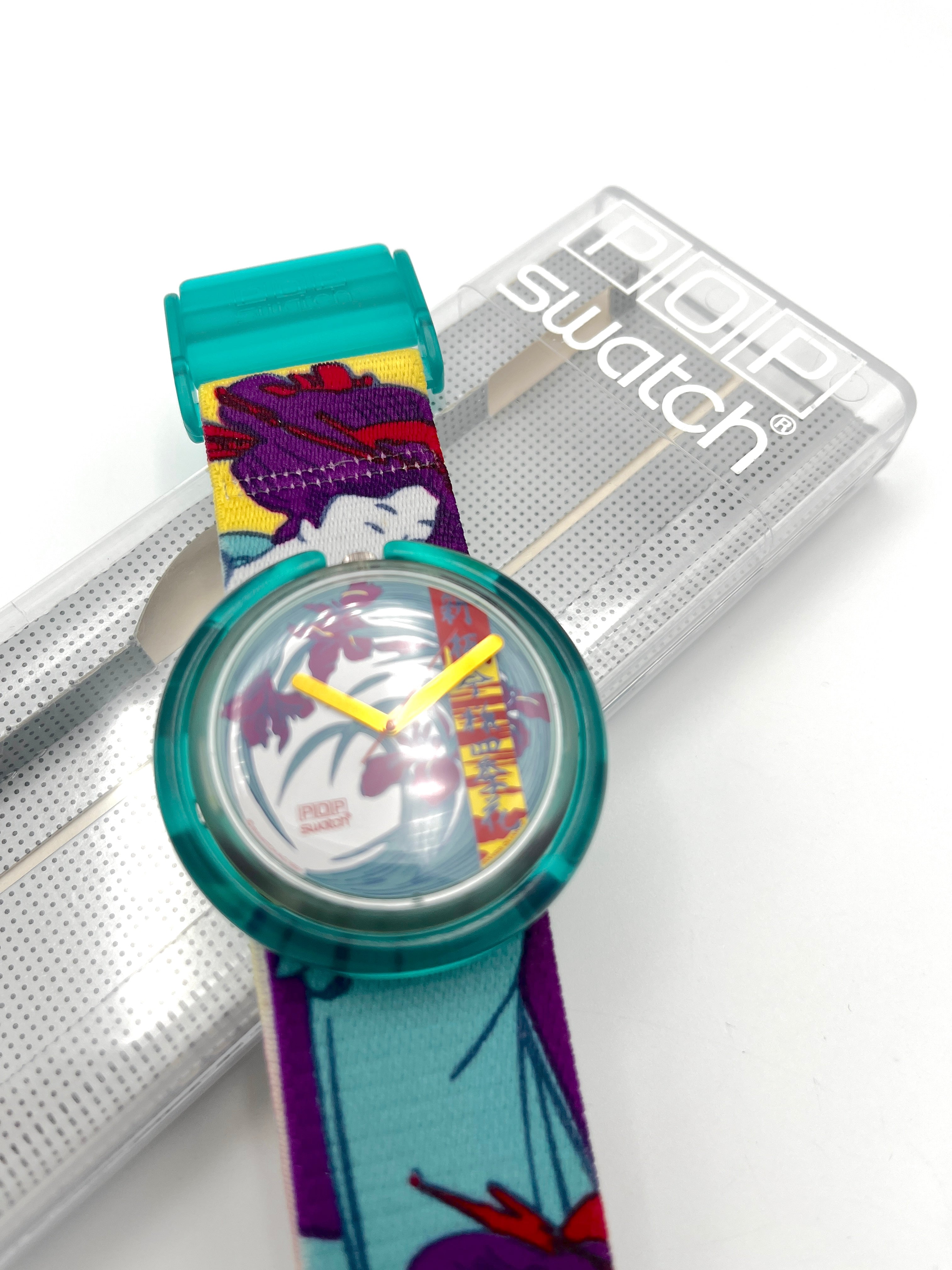 Pop Swatch PLEASURE GARDEN PWK152 (1991) - new in box