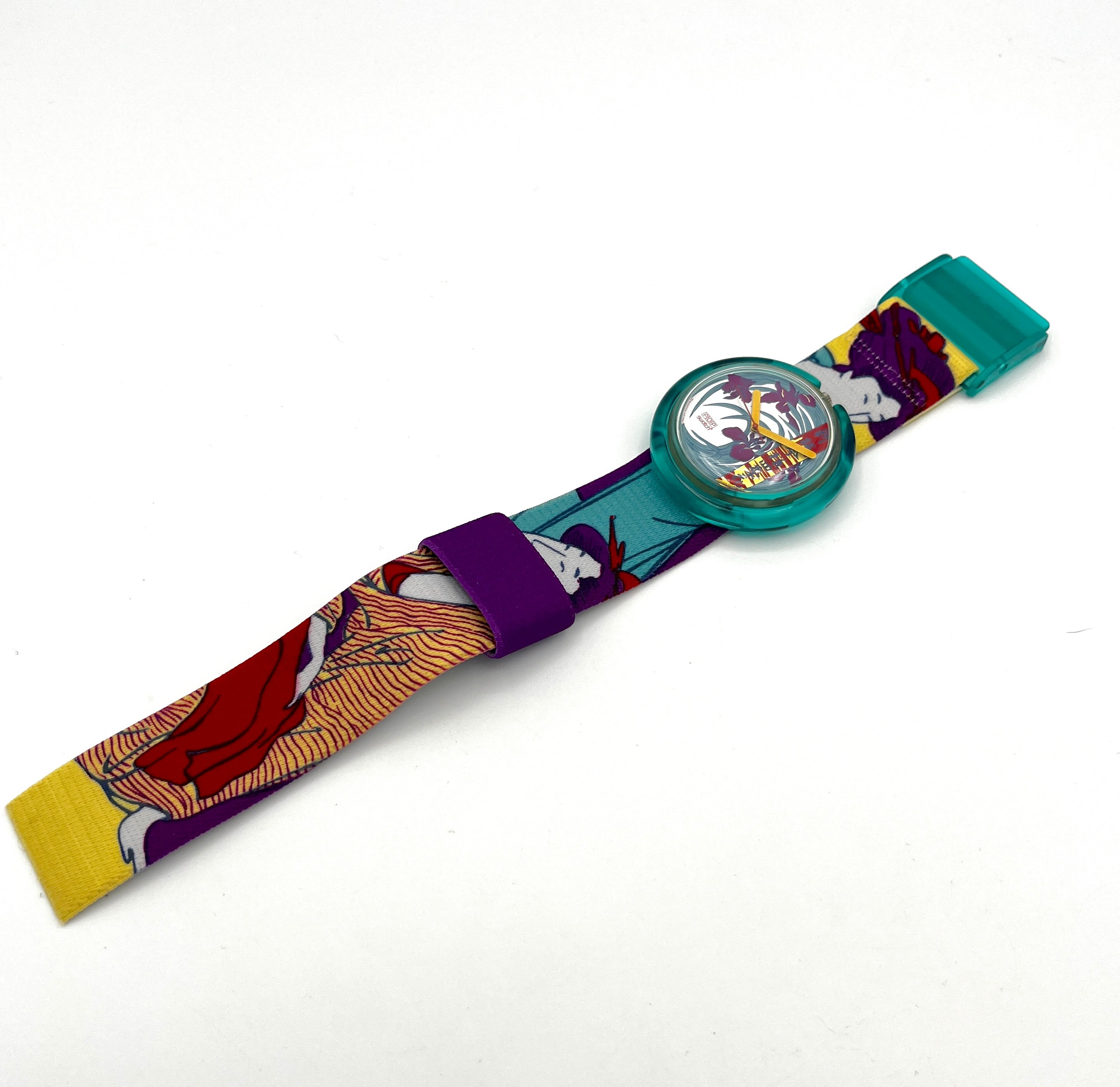 Pop Swatch PLEASURE GARDEN PWK152 (1991) - new in box