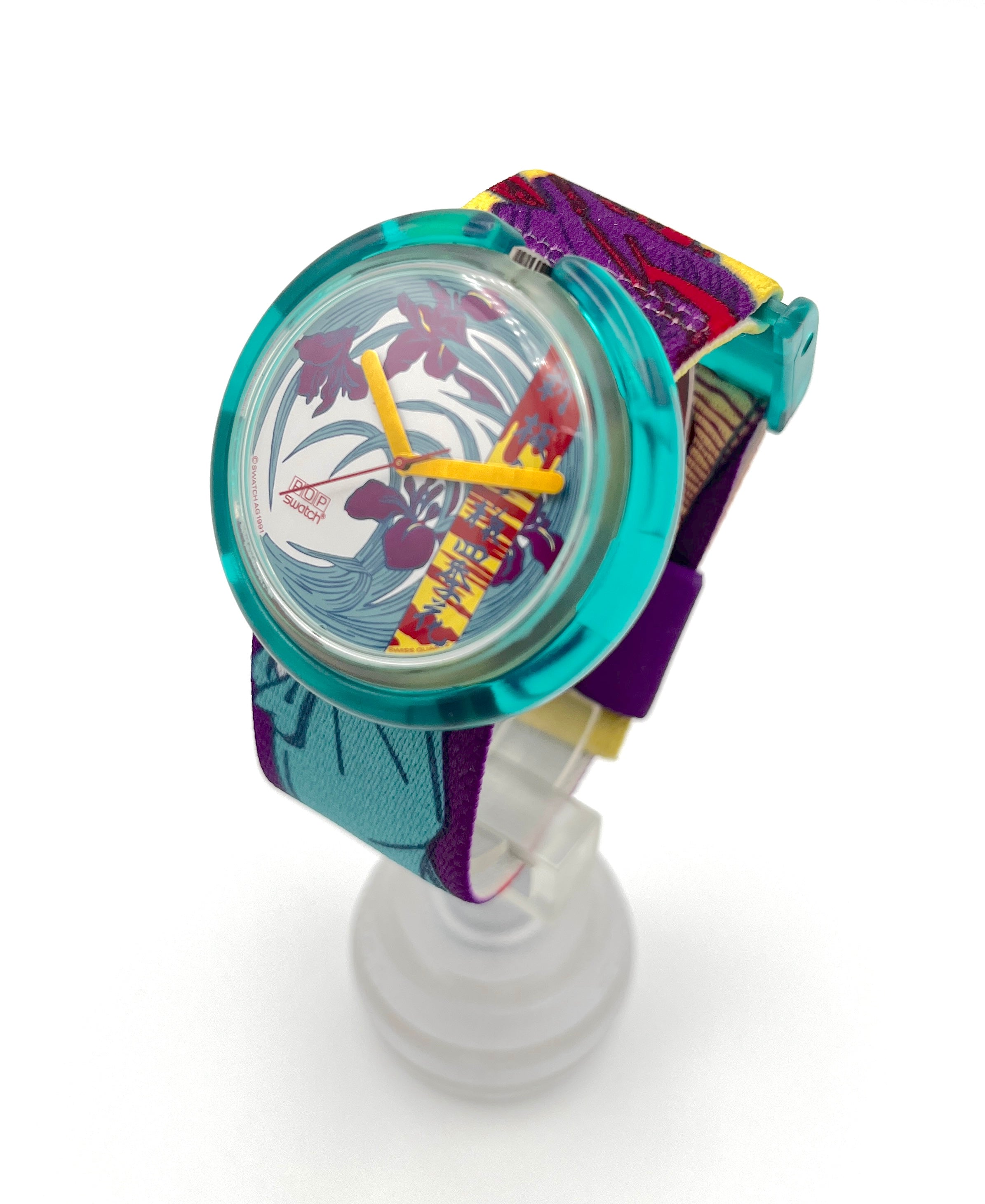 Pop Swatch PLEASURE GARDEN PWK152 (1991) - new in box