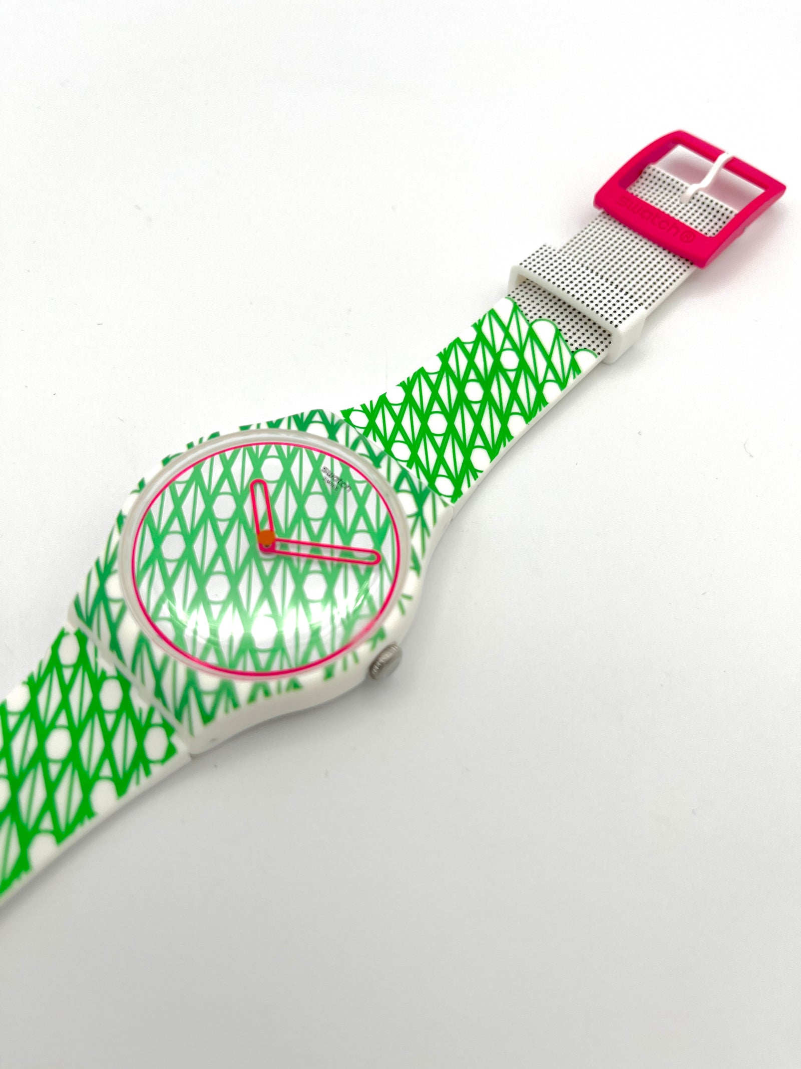 Swatch New Gent DUET IN GREEN & PINK SUOZ208 (2015)