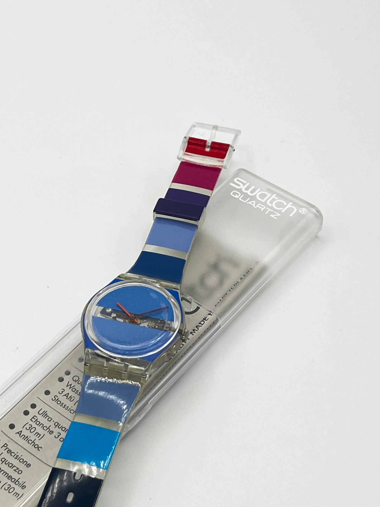 Swatch Gent Blue Painted Time by Stephen Dean GK376 (2002)