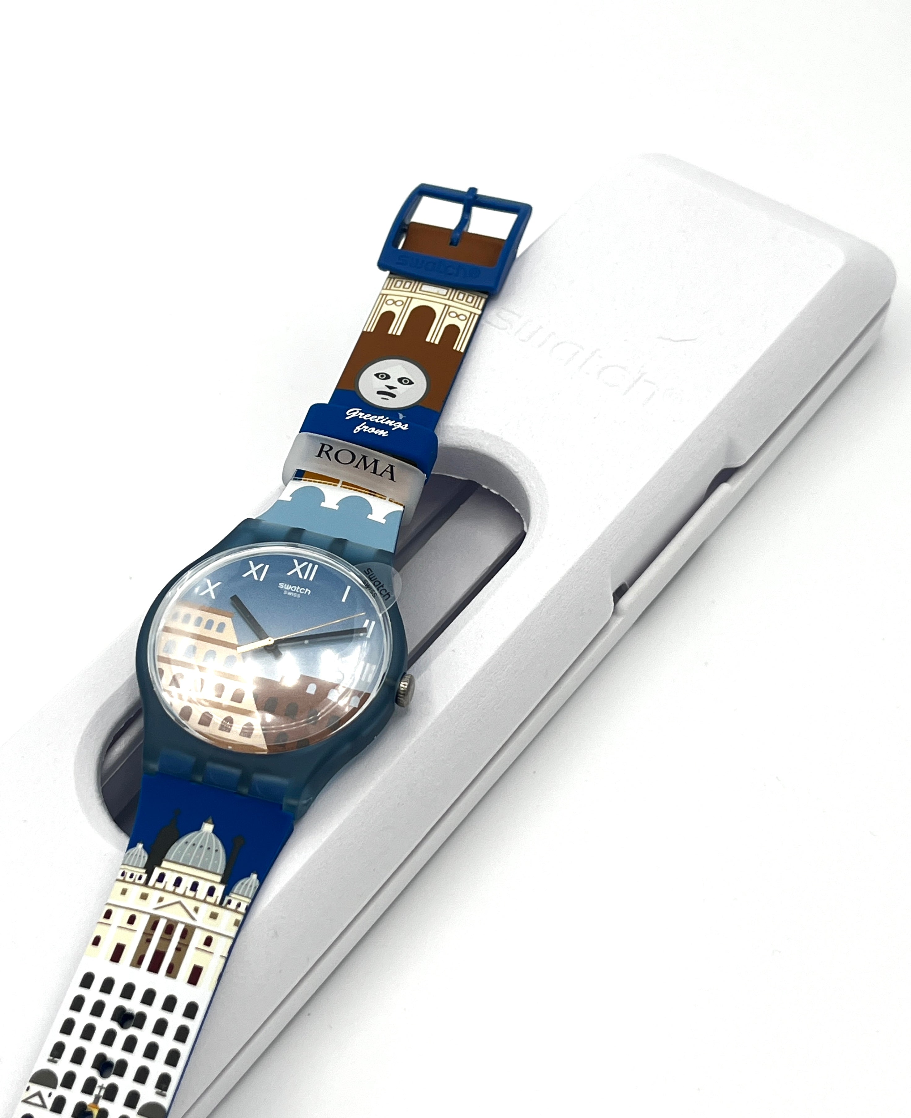 Swatch New Gent COLOSSEUM SUOZ308 (2019) - Swatch Rome Special