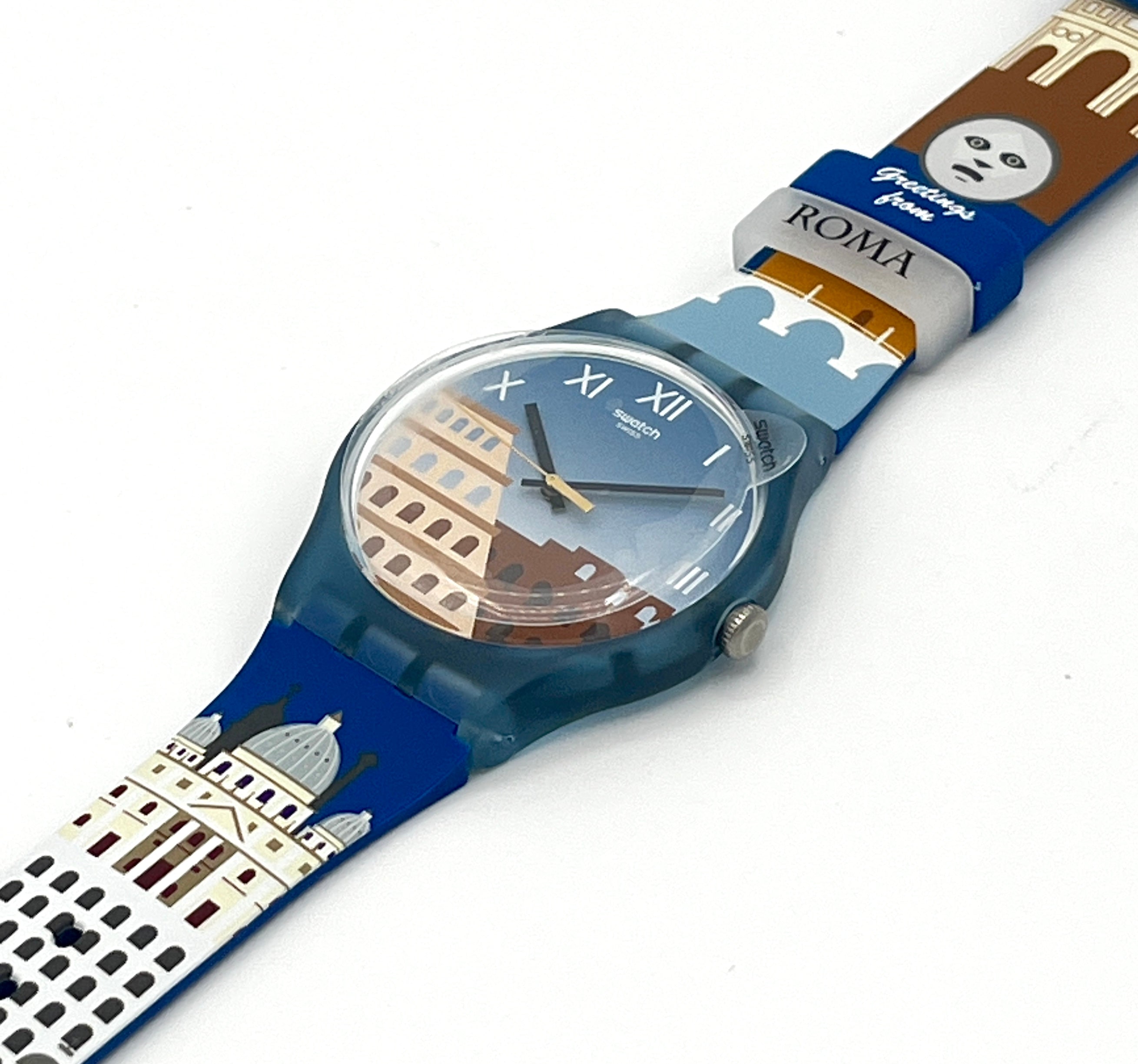 Swatch New Gent COLOSSEUM SUOZ308 (2019) - Swatch Rome Special