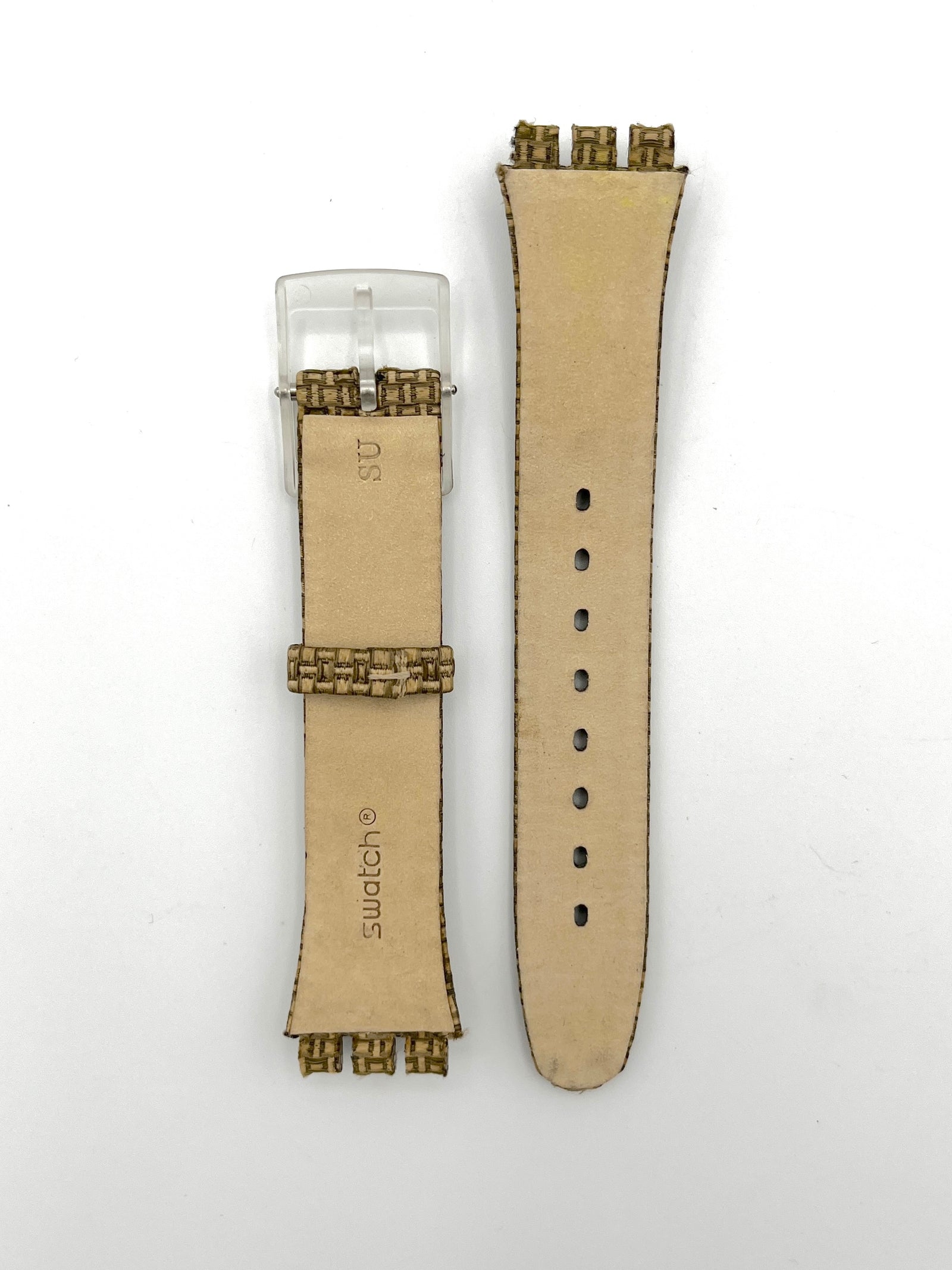 Swatch 17mm FOLKLORAL CHIC AGE181 Leather Replacement Strap