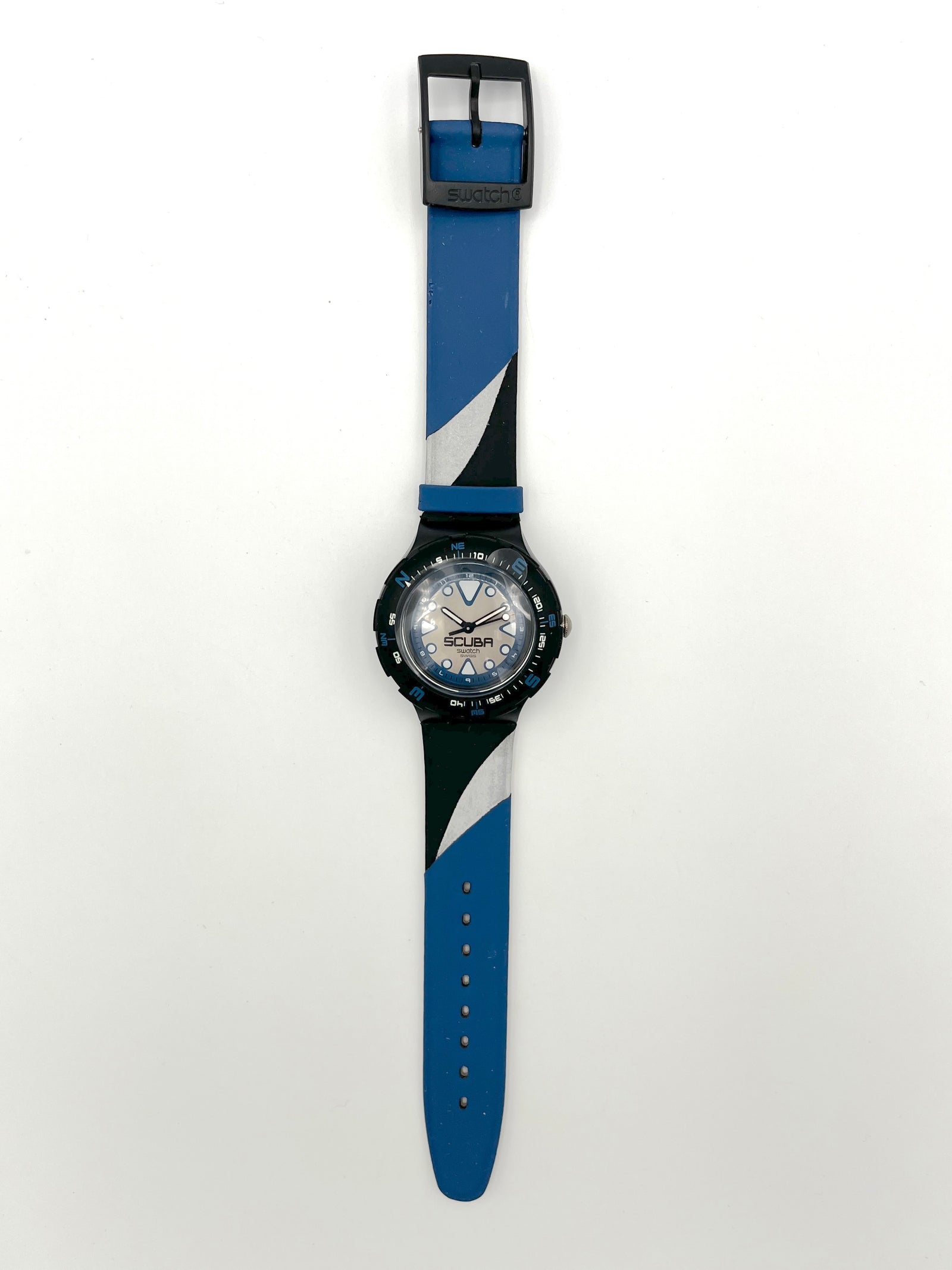 Swatch Scuba 200 BLUE SQUIGGLE SDB118 (2001)
