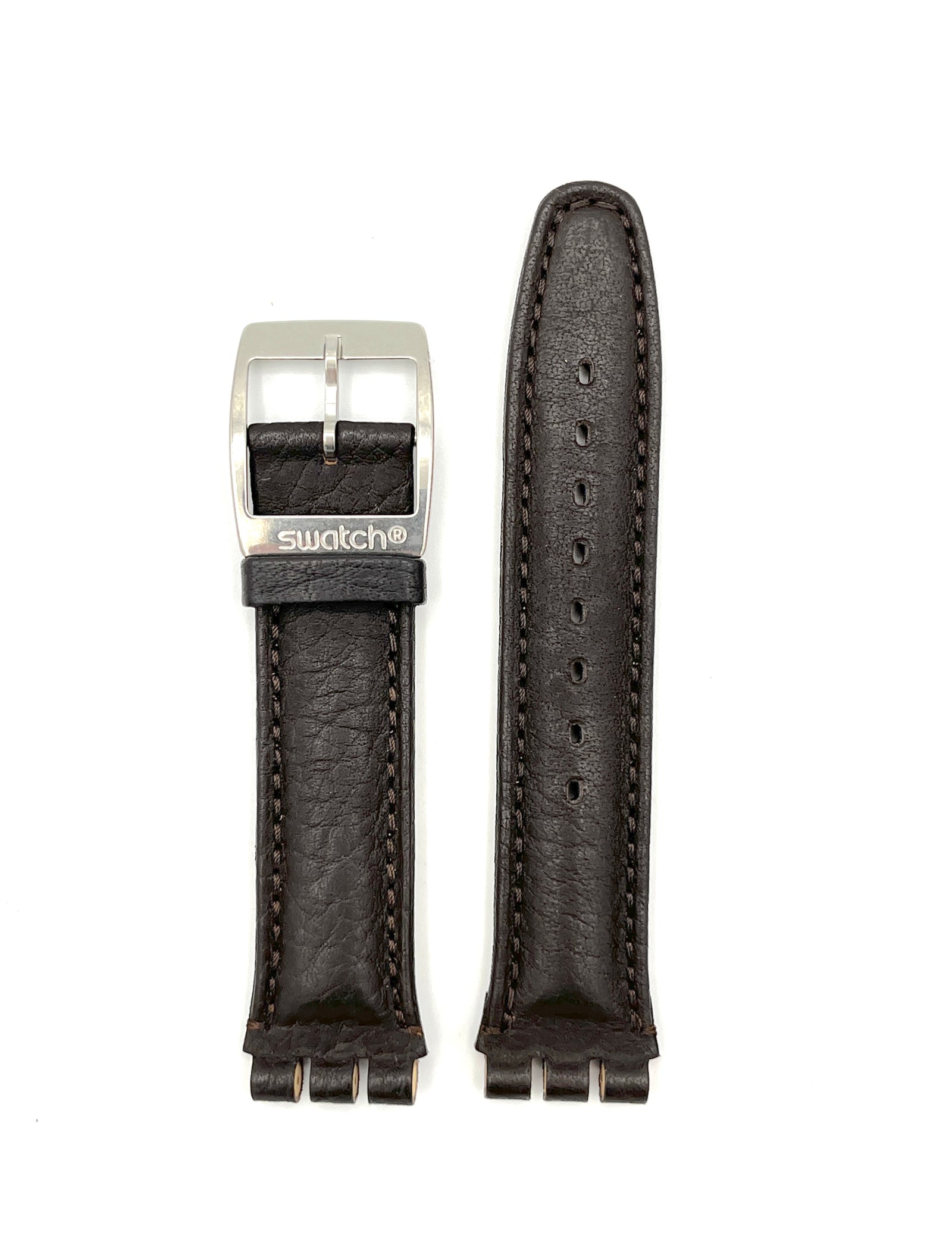 Swatch 19mm Brown Replacement Band Irony series AYCS400