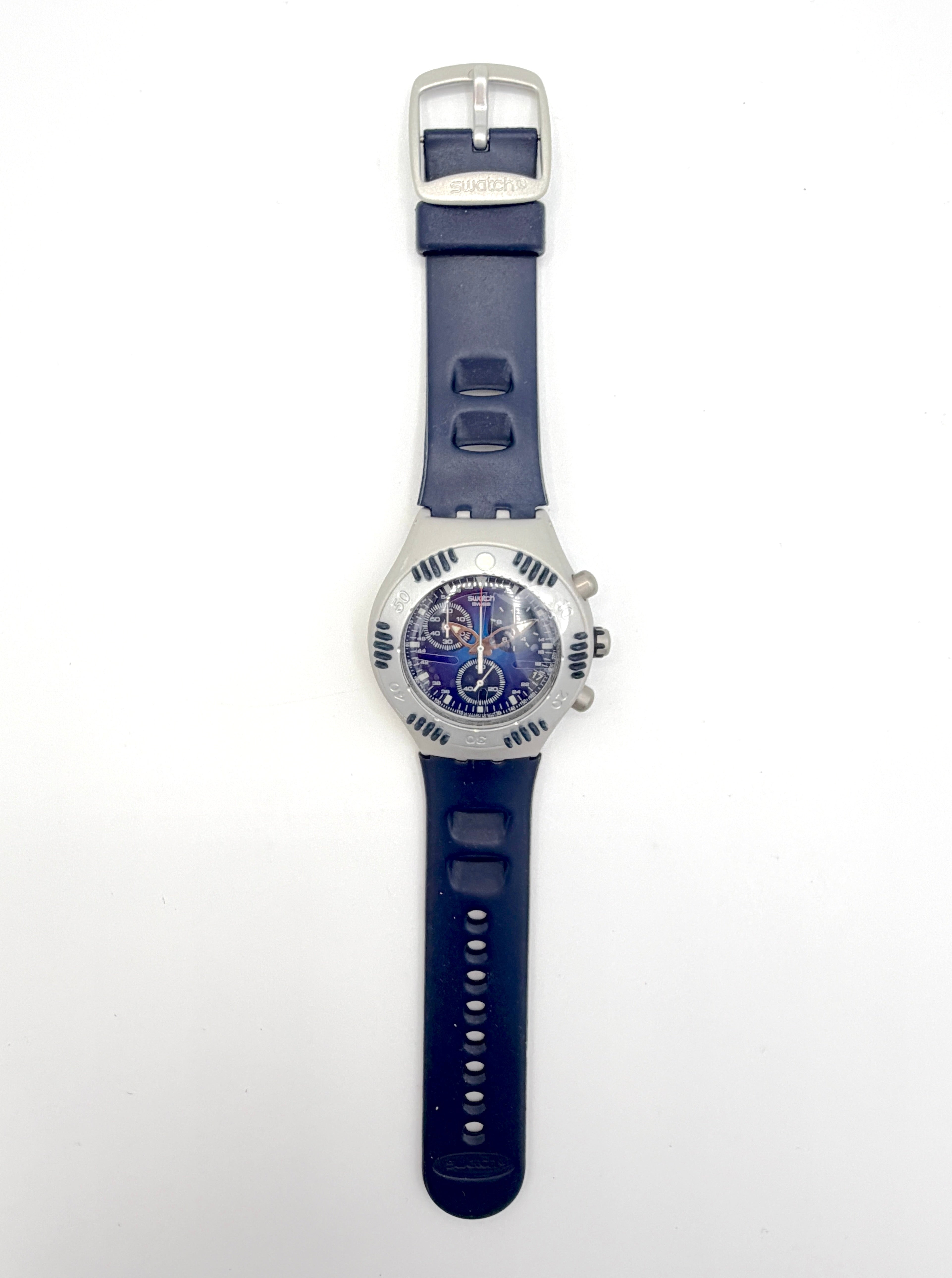 Swatch Irony Scuba 200 Chrono SEA COUNTER YBS4004 (2001)