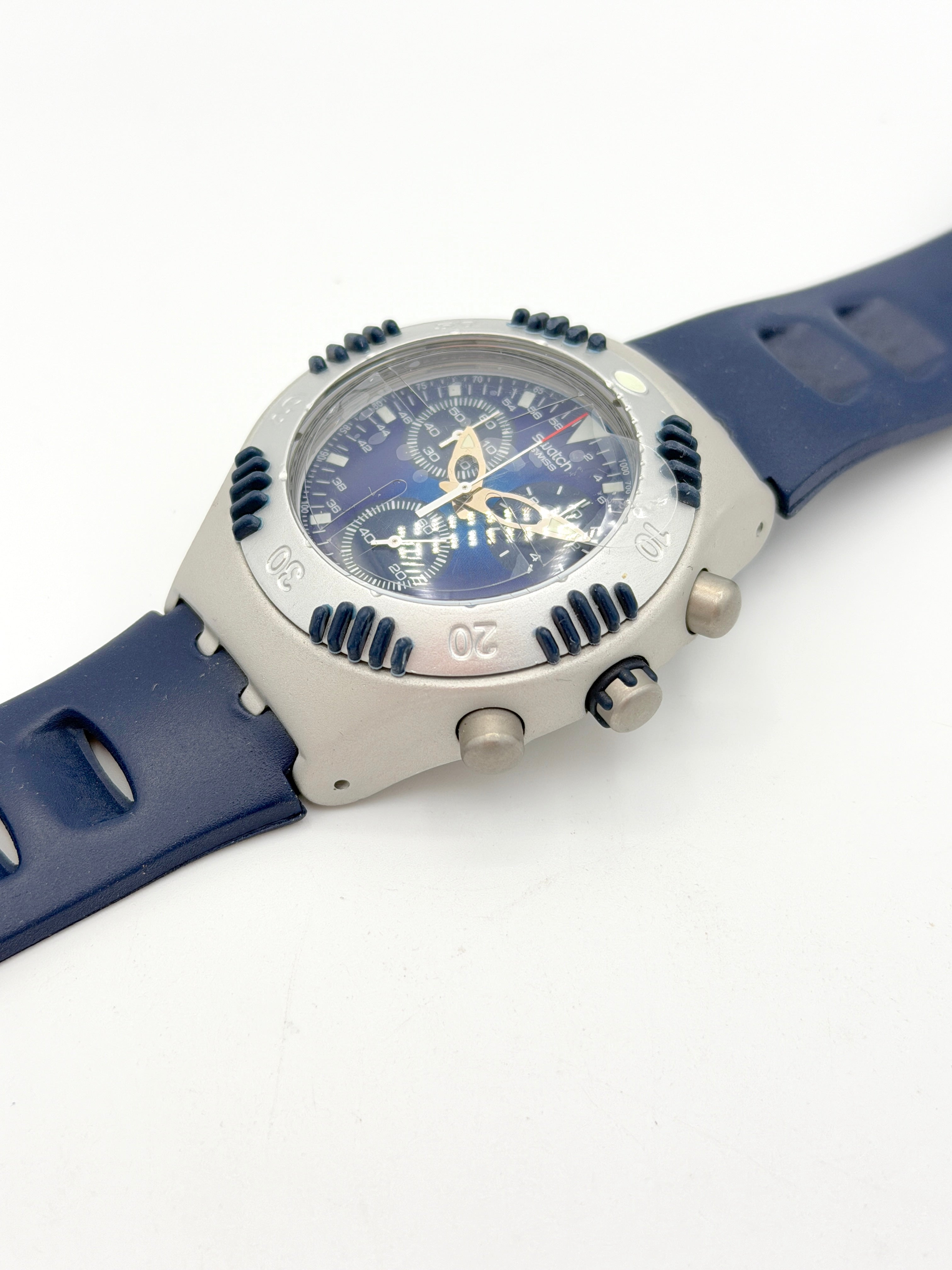 Swatch Irony Scuba 200 Chrono SEA COUNTER YBS4004 (2001)