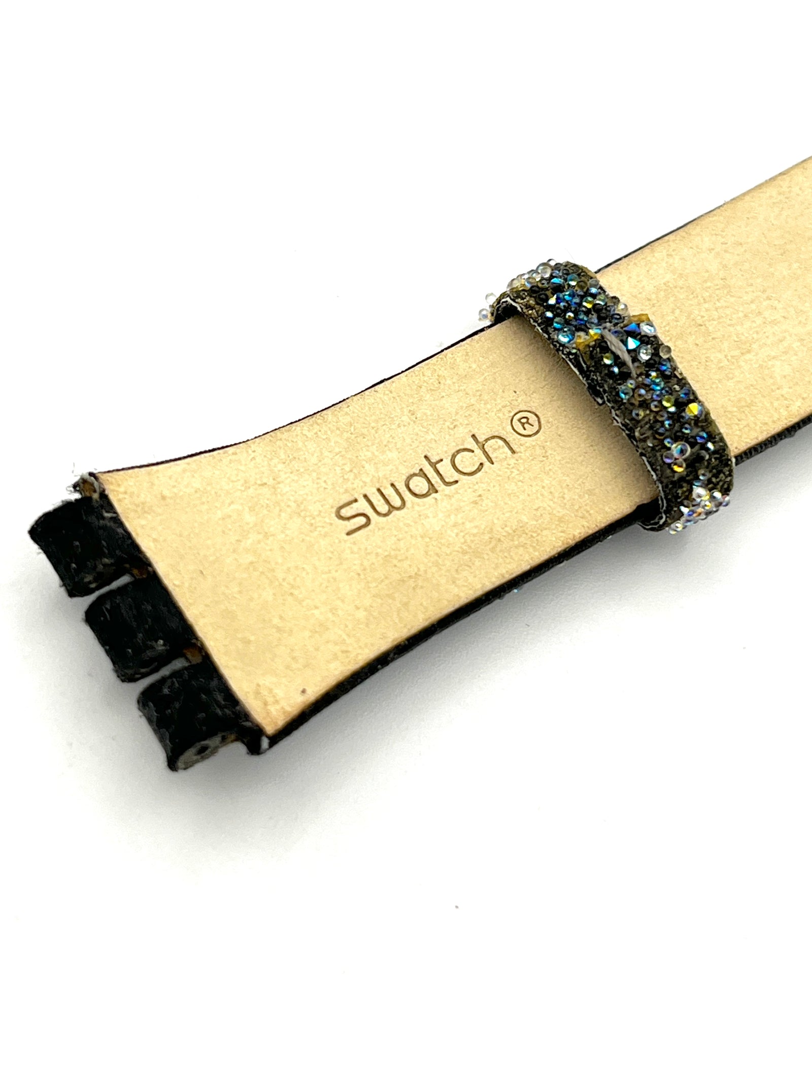 Swatch Irony 17mm Green Leather Replacement Band