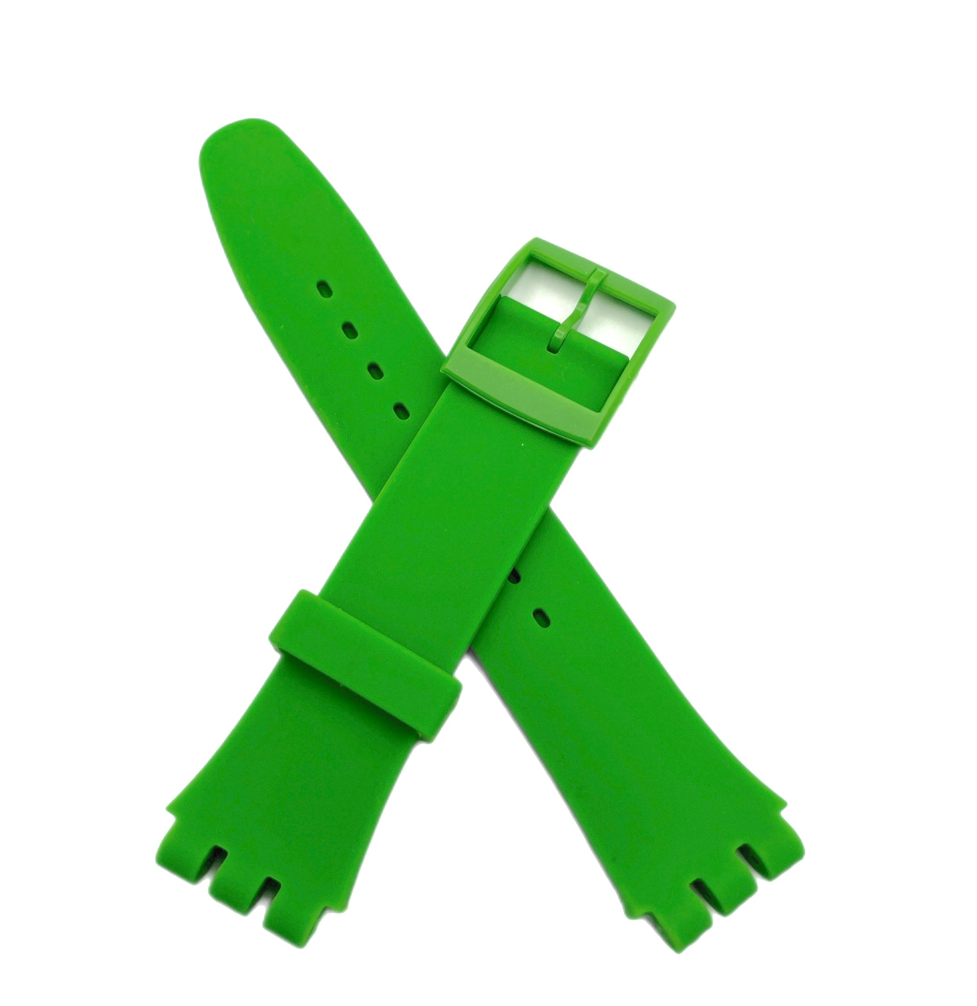 19mm Silicone Replacement Band For Swatch New Gent - 13 colors