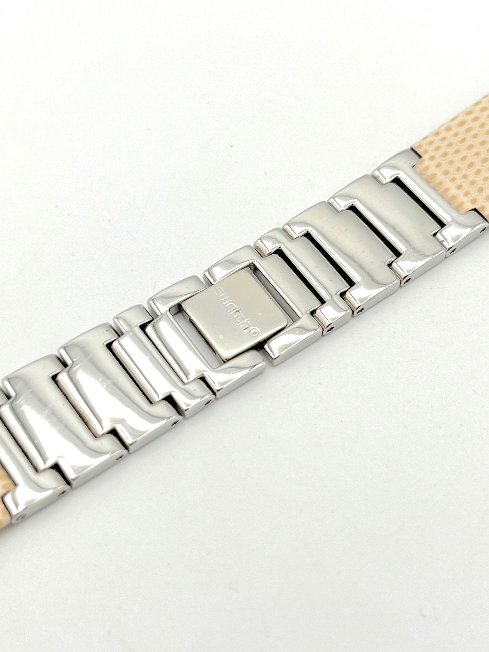 Bracelet de rechange en cuir Swatch Irony 17mm OPHILIAN AYLS127G (2003)