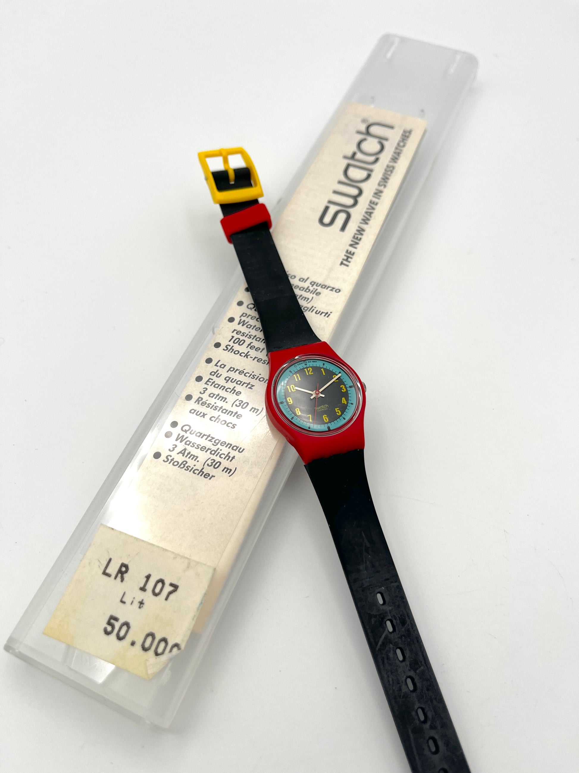 Swatch Lady BLUE RACER LR107 (1987)