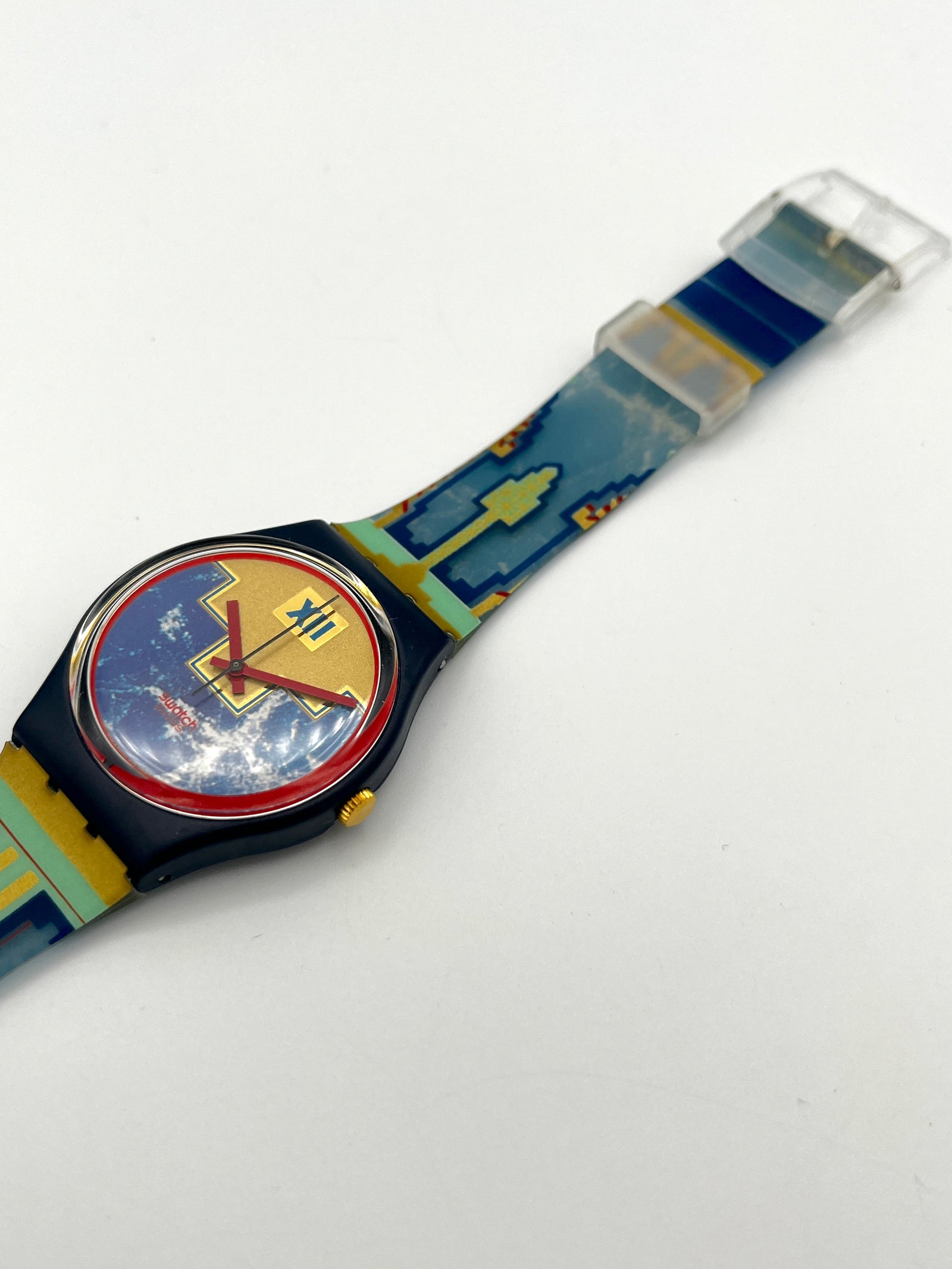 Swatch Gent BLUE FLAMINGO GN114 (1991)