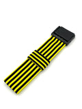 Bracelet de remplacement Pop Swatch ZÈBRE JAUNE APWBK112 (1989)