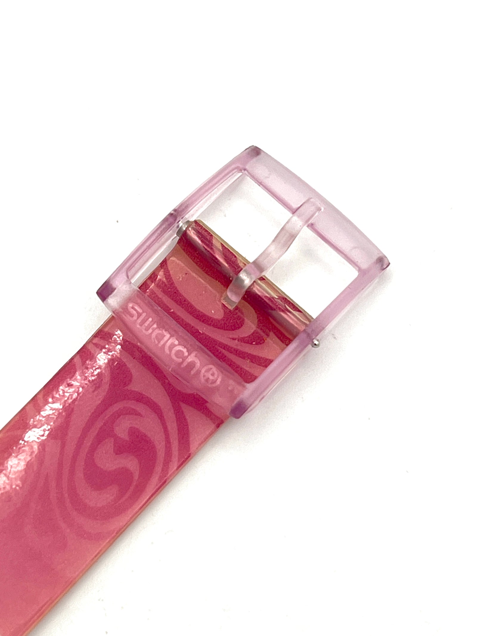 Swatch 17mm Replacement Band Gent PINK ALOHA AGP124 (2004)