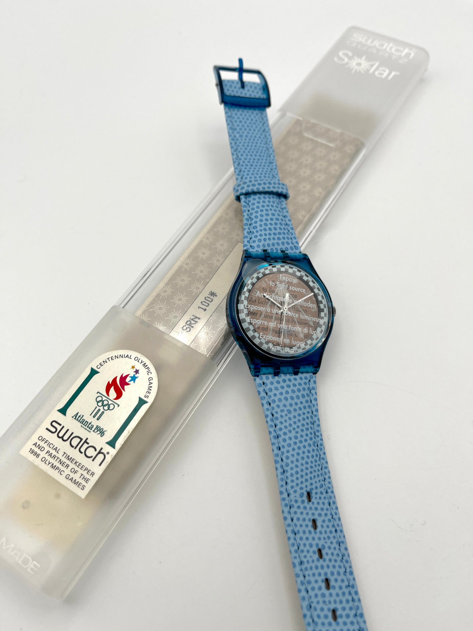 Swatch Solar HAPPY BLUE SRN100 (1995)