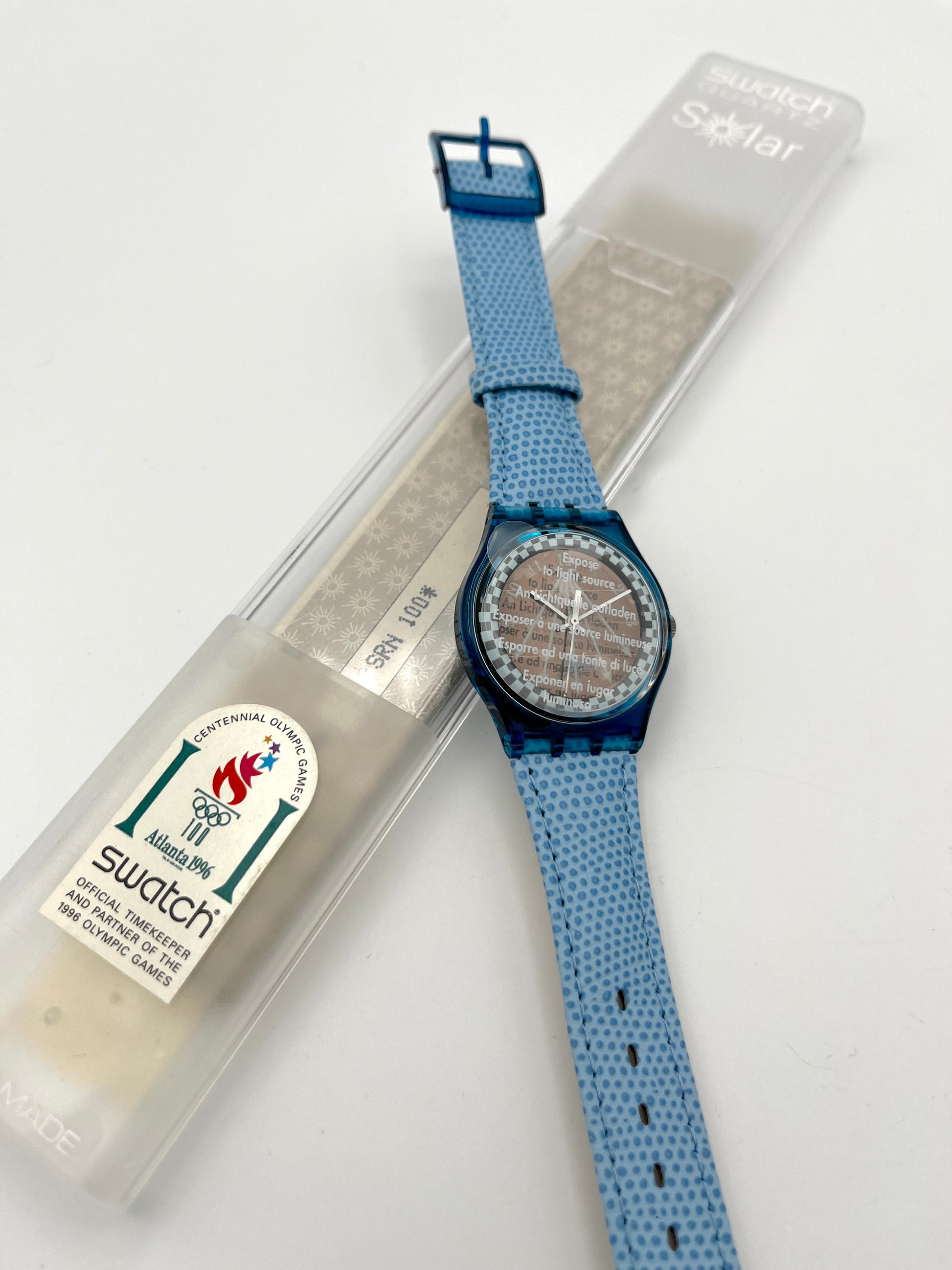 Swatch Solar HAPPY BLUE SRN100 (1995)